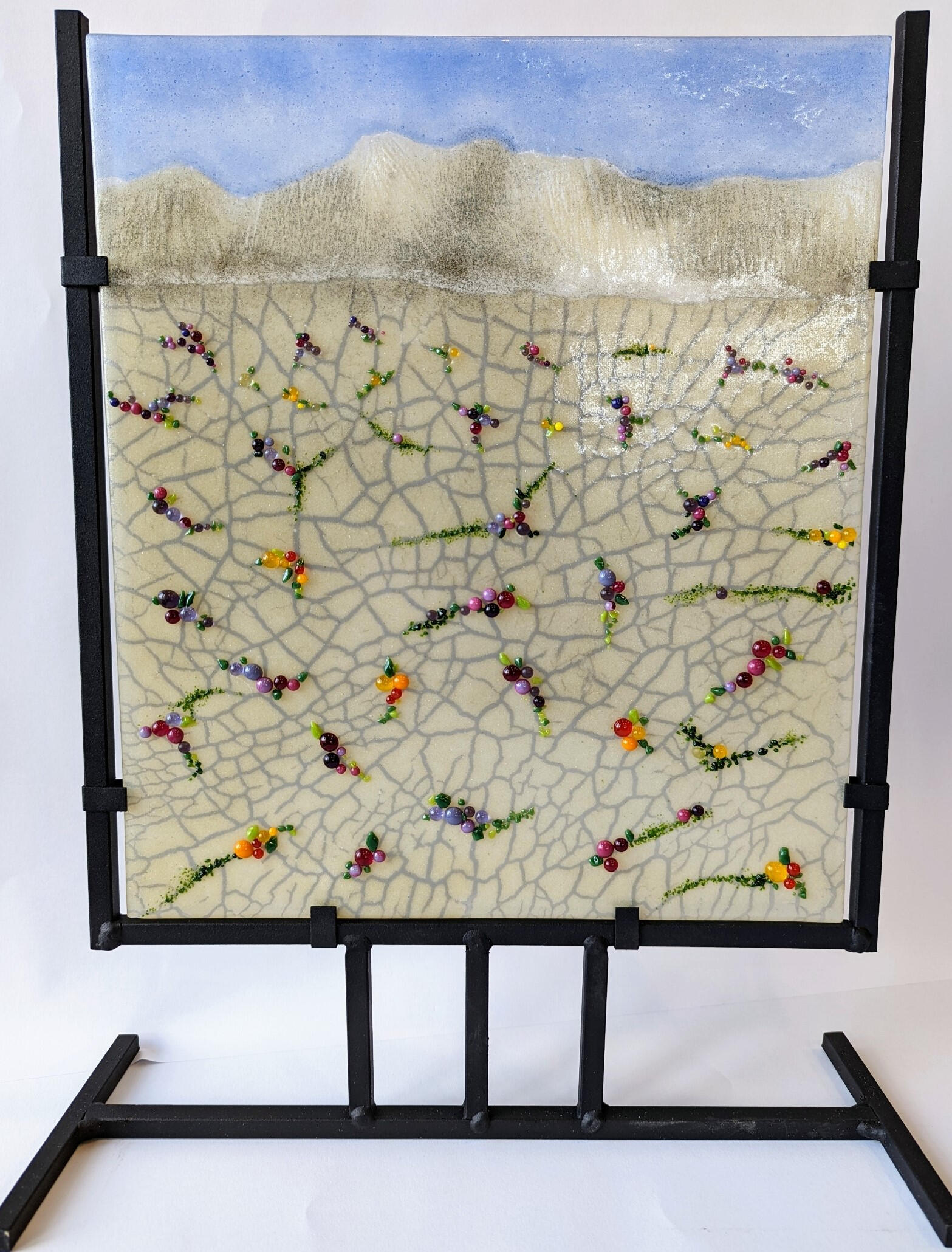 Hope, fused glass 30x35 cm